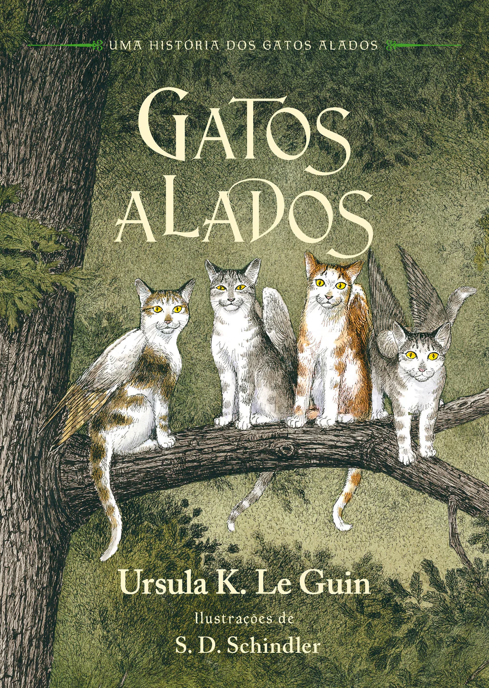 Capa do livro Gatos alados