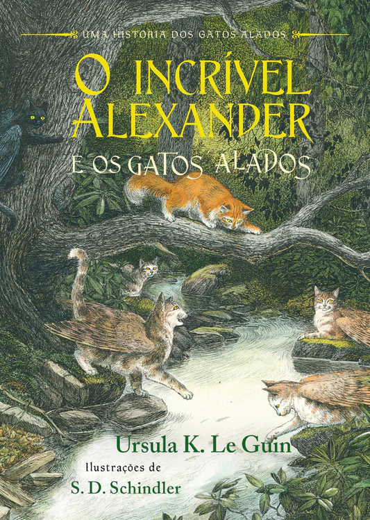 Capa do livro O incrível Alexander e os gatos alados